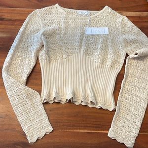 SAGE the label - cream knit top
